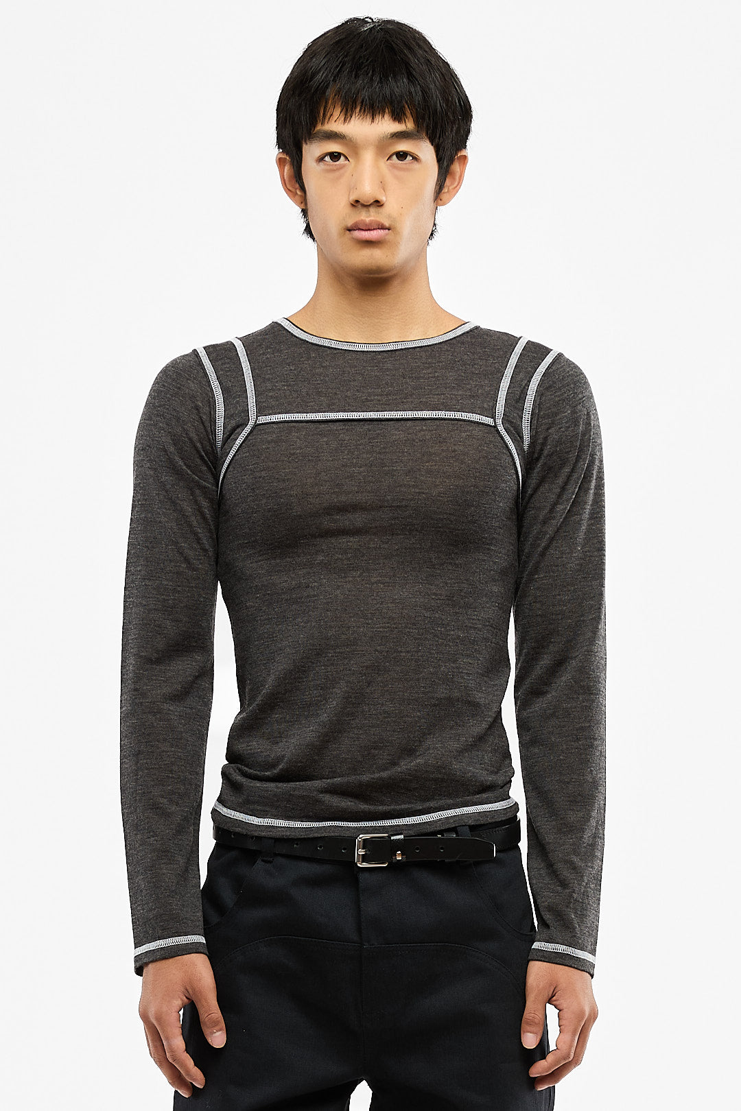Black Strapped Longsleeve