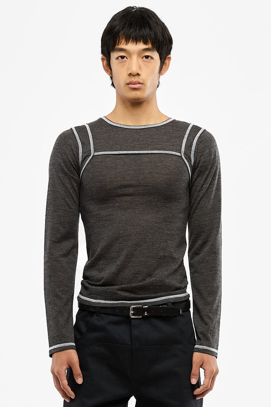 Black Strapped Longsleeve
