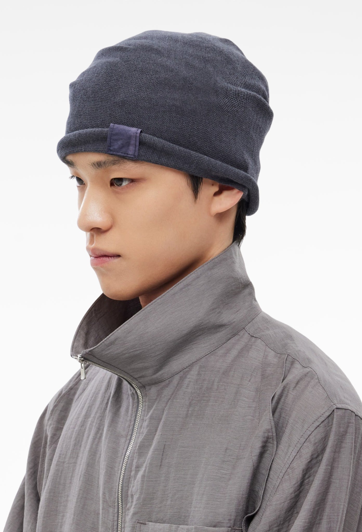 Grey Sun-Bleached Beanie