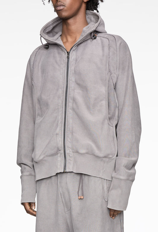 Grey Zip Up Hoodie (Komune Exclusive)