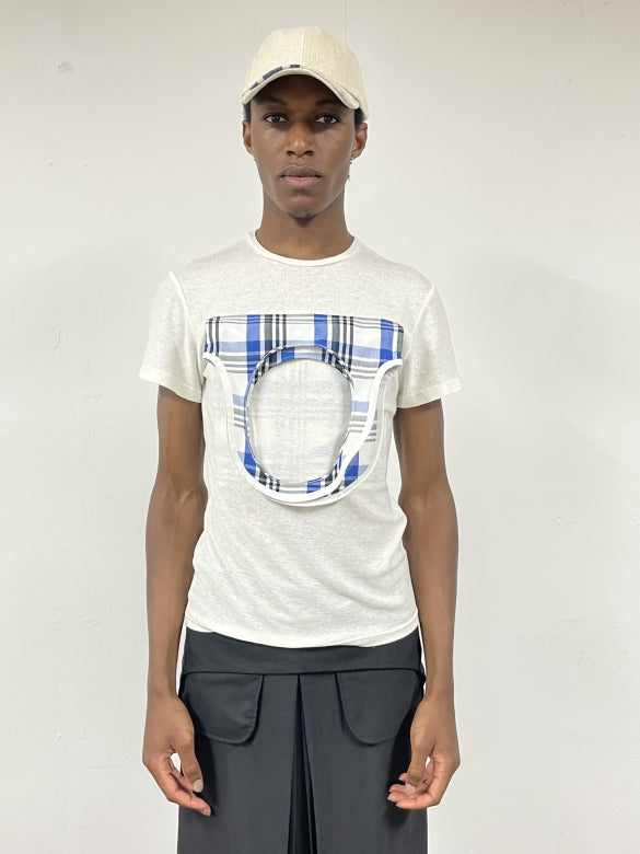 Grey / Blue Bag T-Shirt (101 Line)
