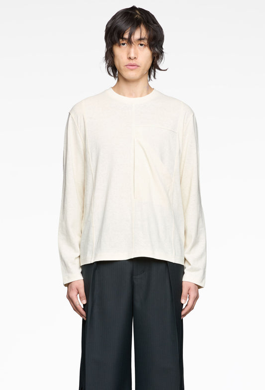 Ivory N Pocket Organic Cotton Longsleeve