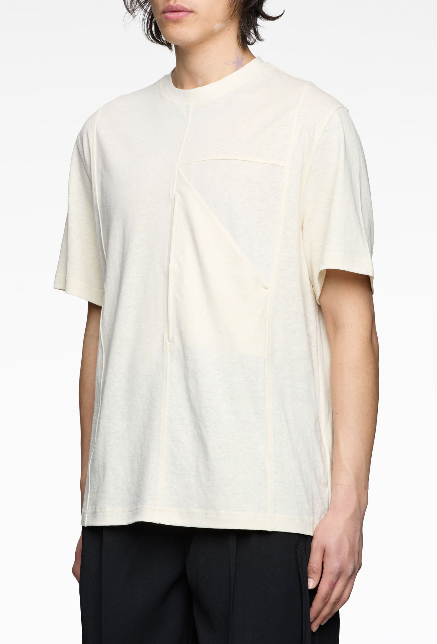 Ivory N Pocket Organic Cotton Tee