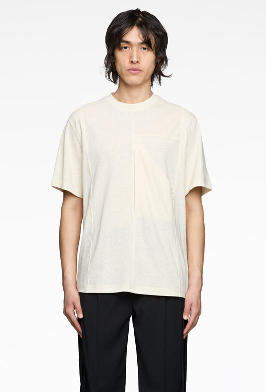Ivory N Pocket Organic Cotton Tee