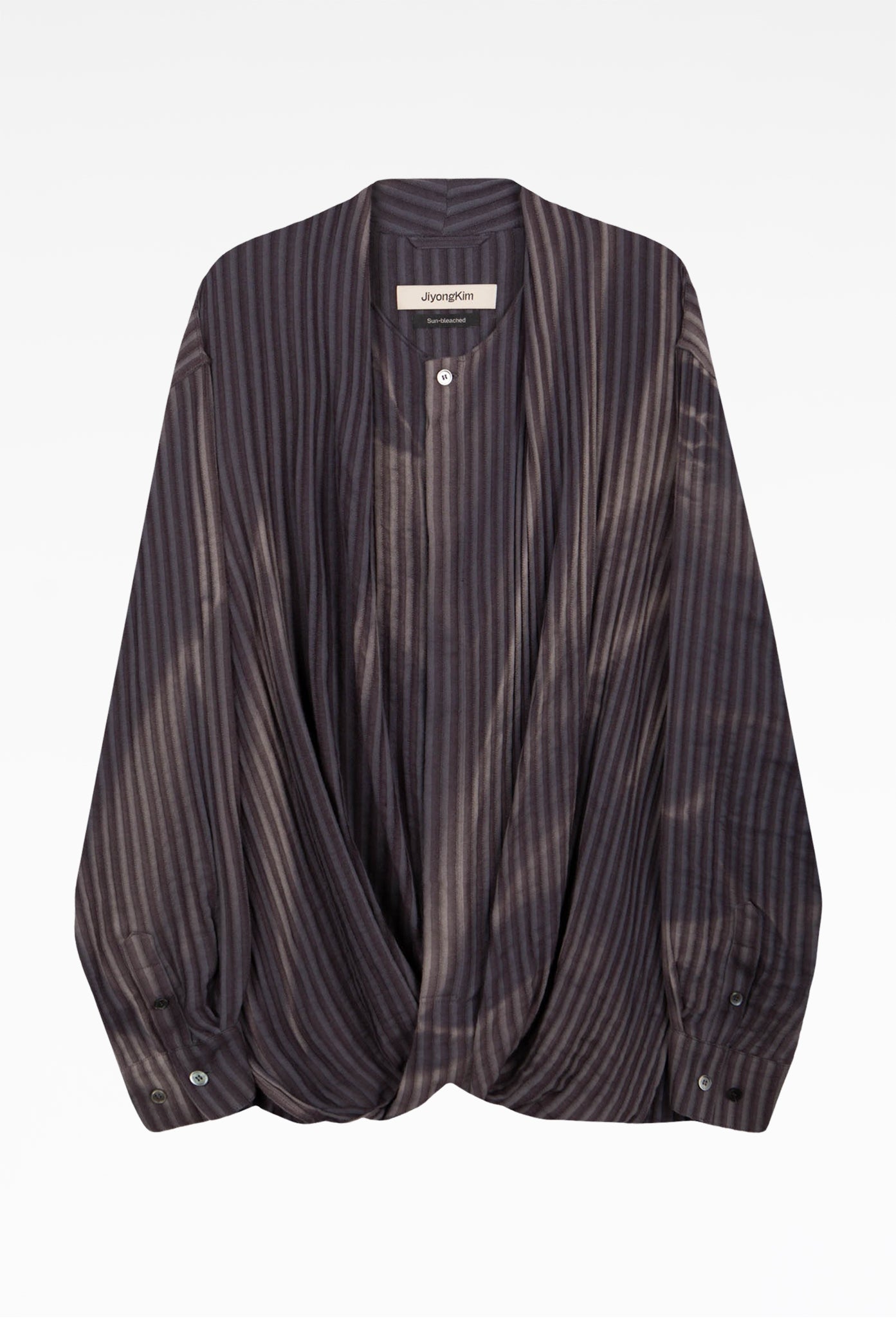 Jacquard Sun-Bleached Draped Shirt