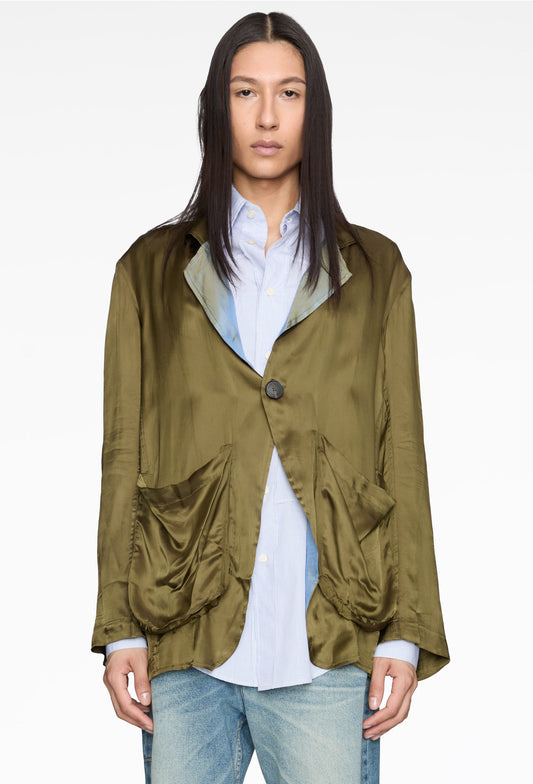 Khaki Sag Blazer