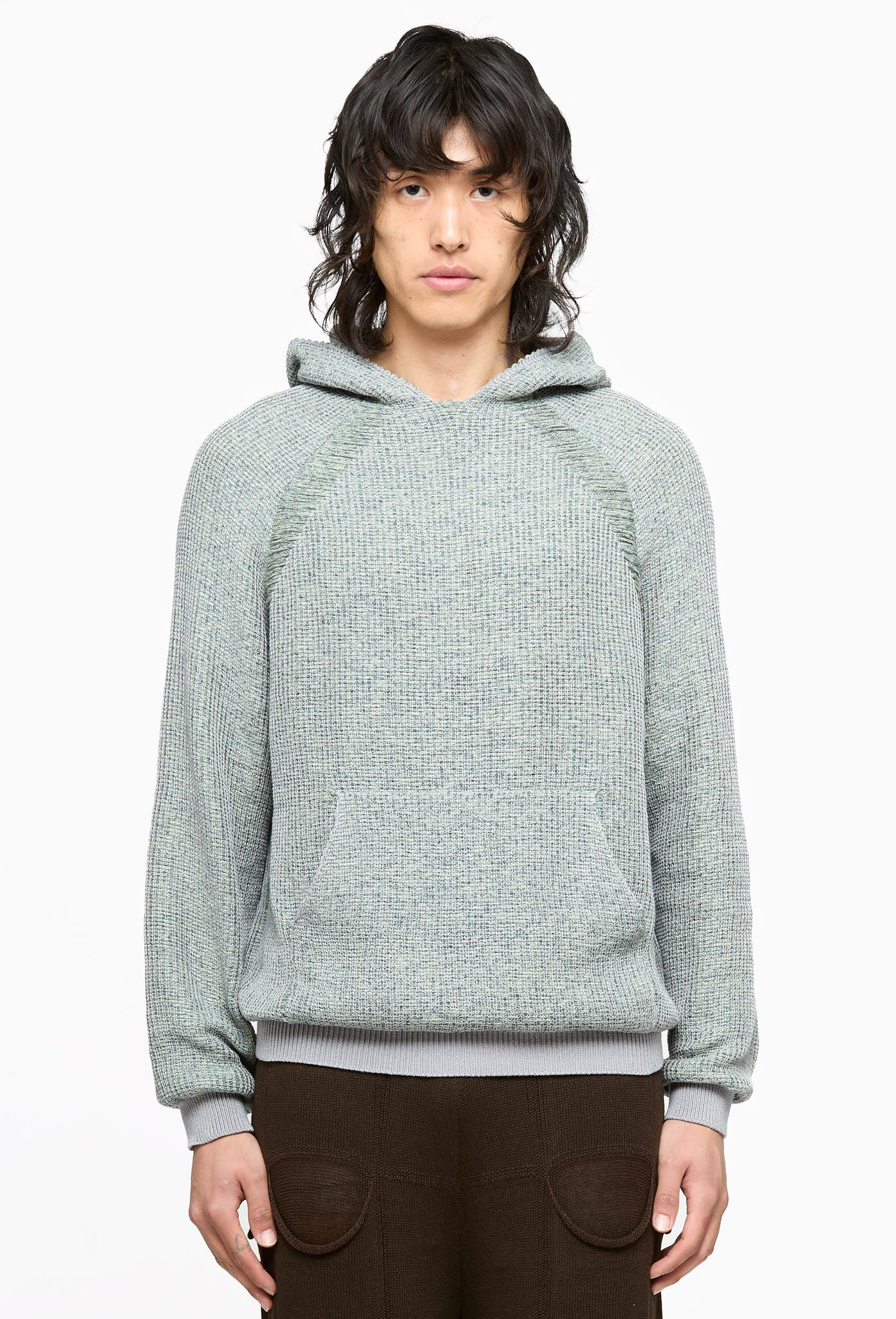 Light Grey Slant Hoodie