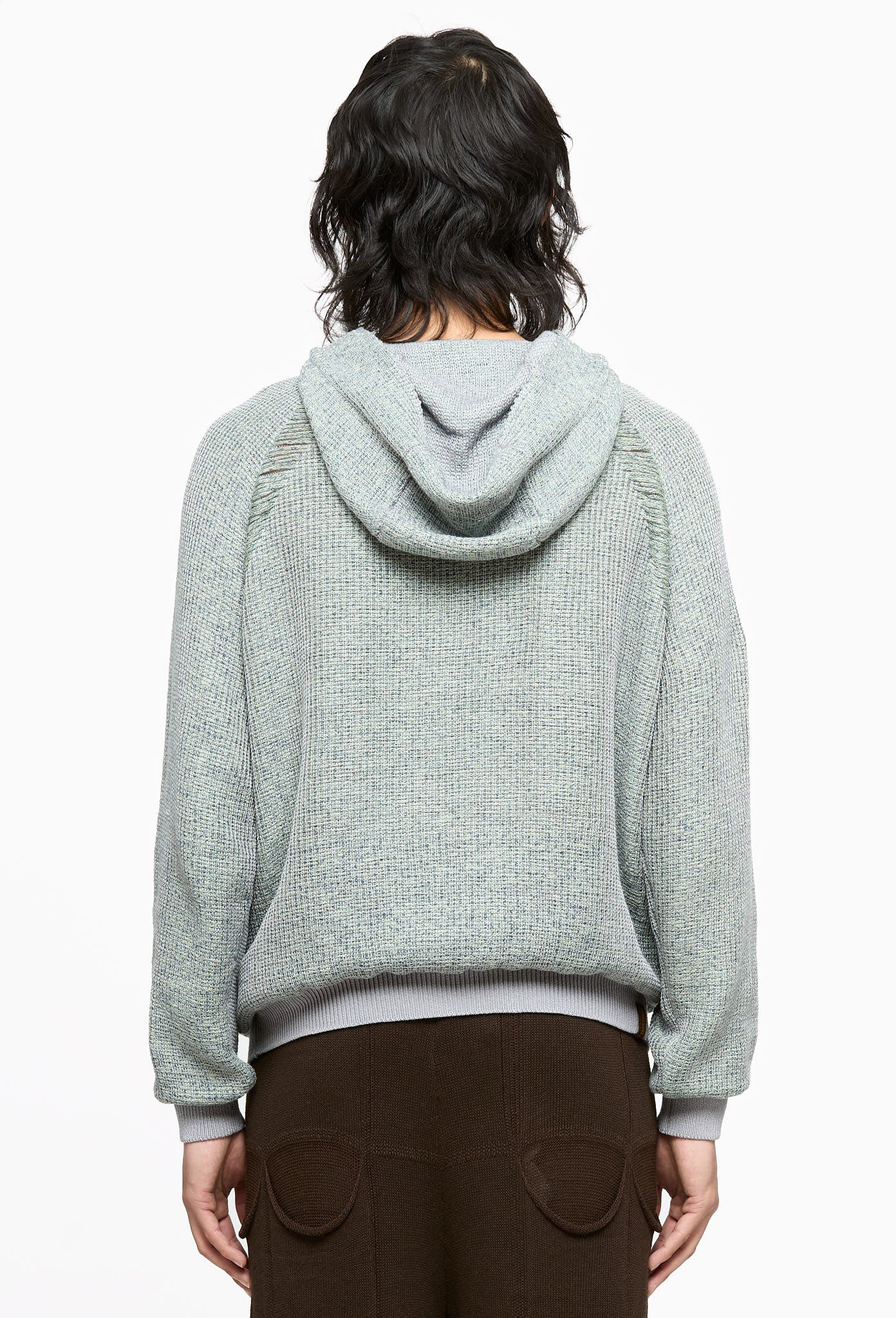 Light Grey Slant Hoodie