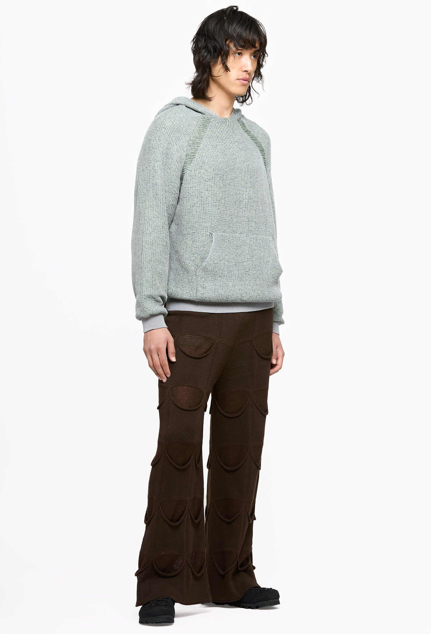 Light Grey Slant Hoodie