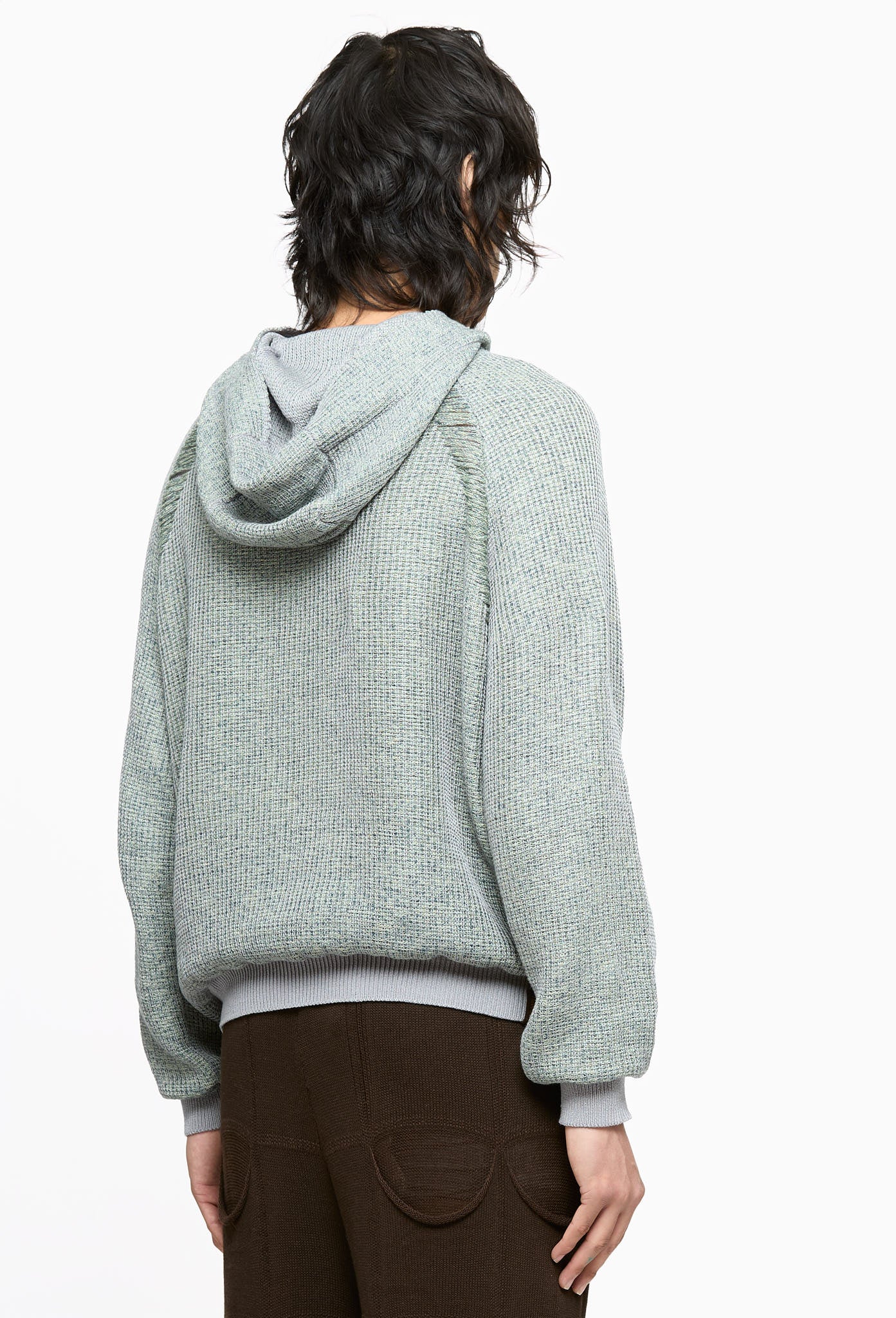 Light Grey Slant Hoodie