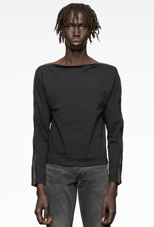 Long Sleeve Zipper Shirt