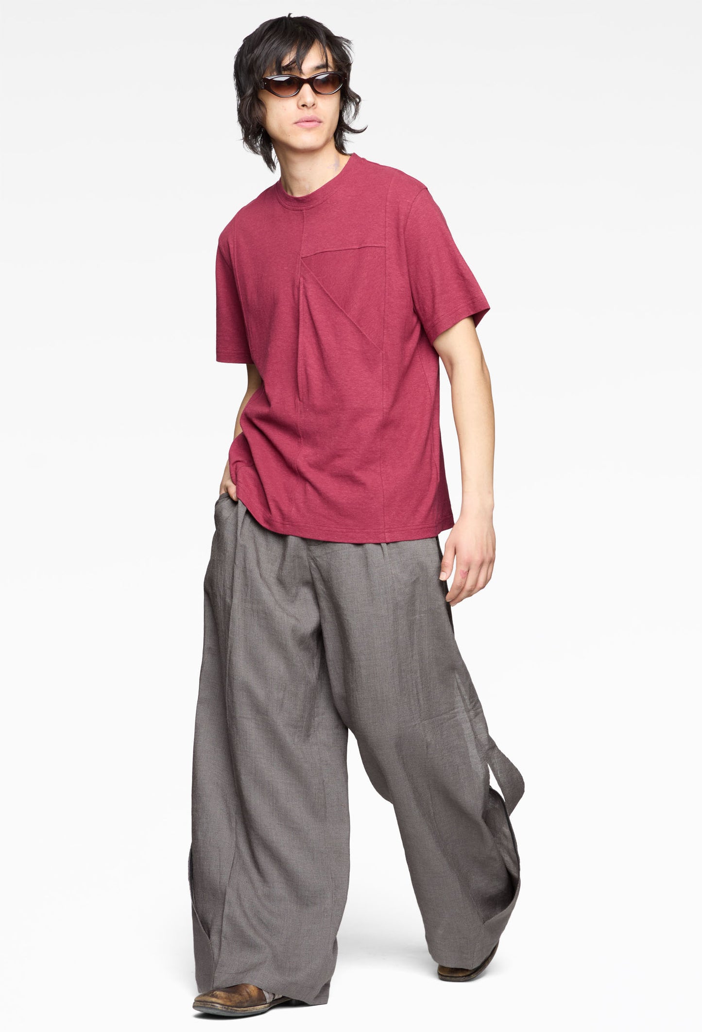 Maple Red N Pocket Organic Cotton Tee