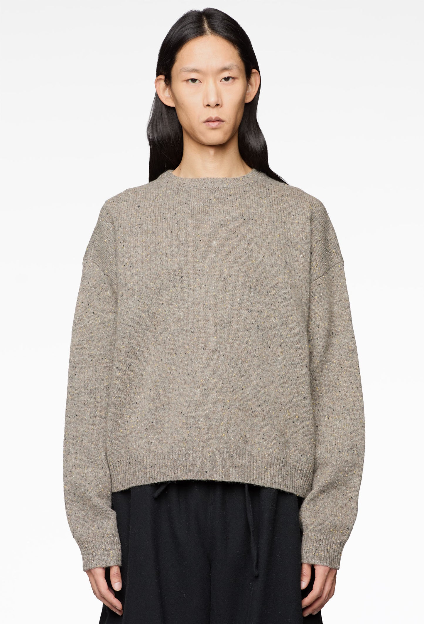 Melange Sahara Drape Knit
