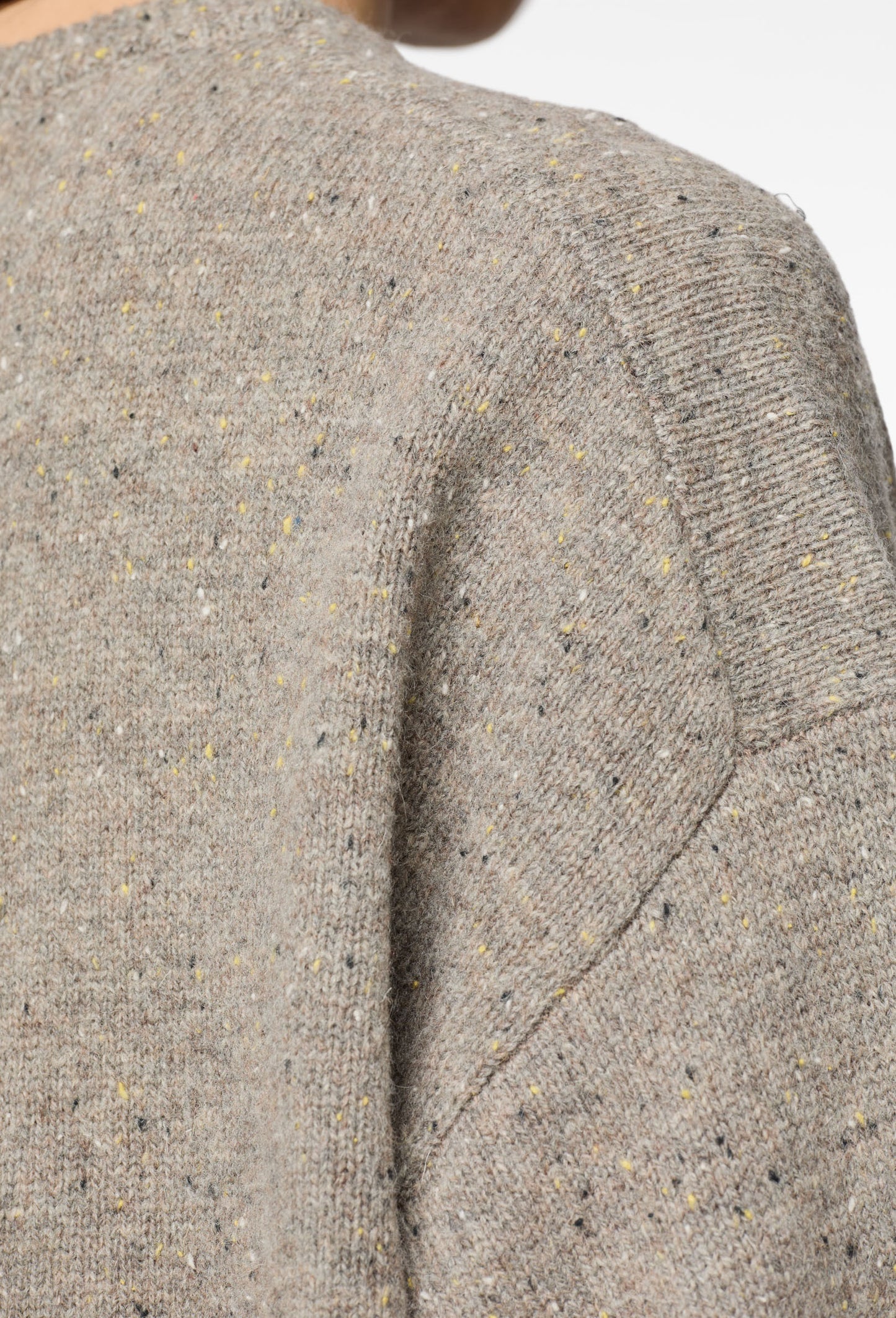 Melange Sahara Drape Knit