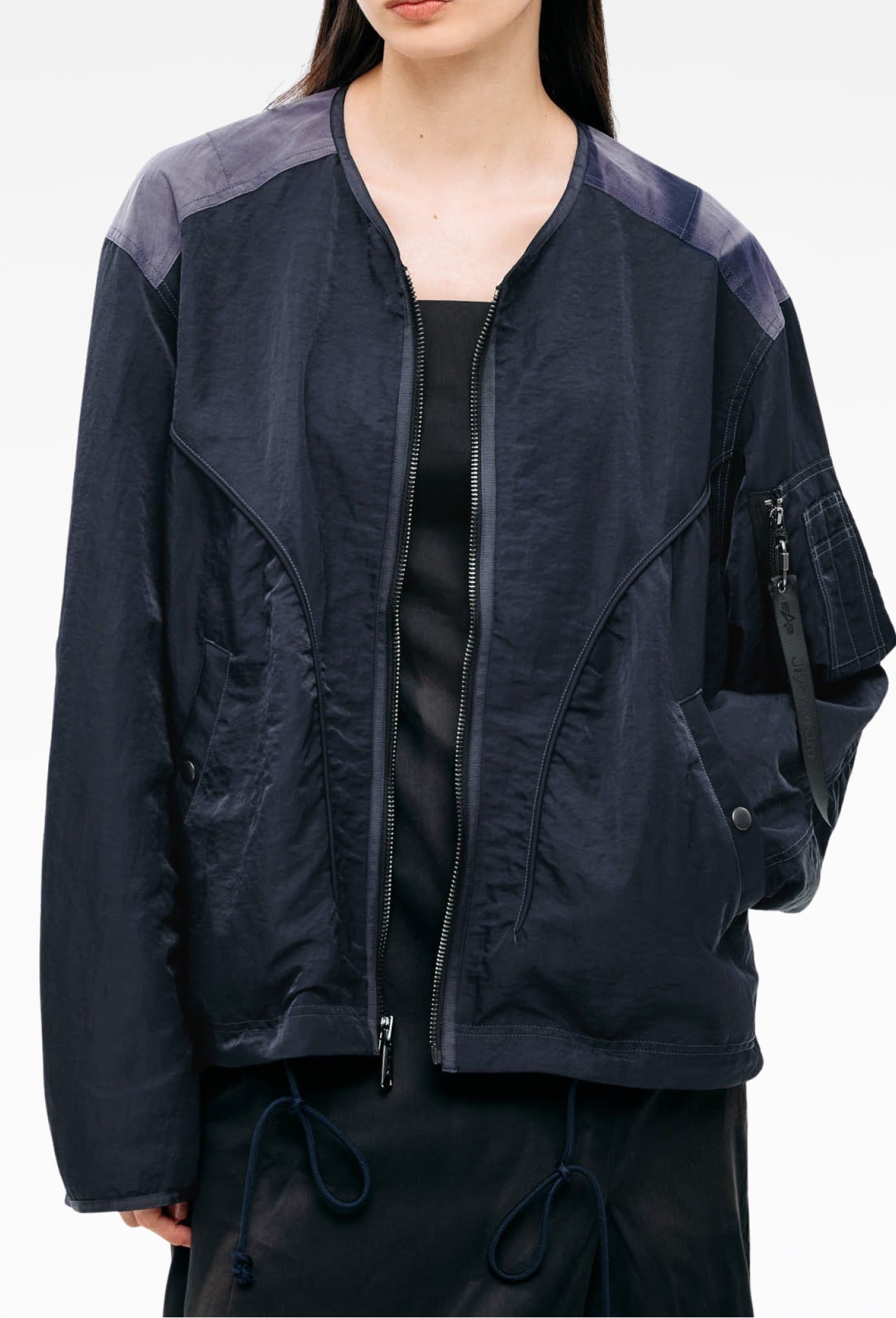 Navy Sun-Bleached Liner Jacket (Alpha Industries)