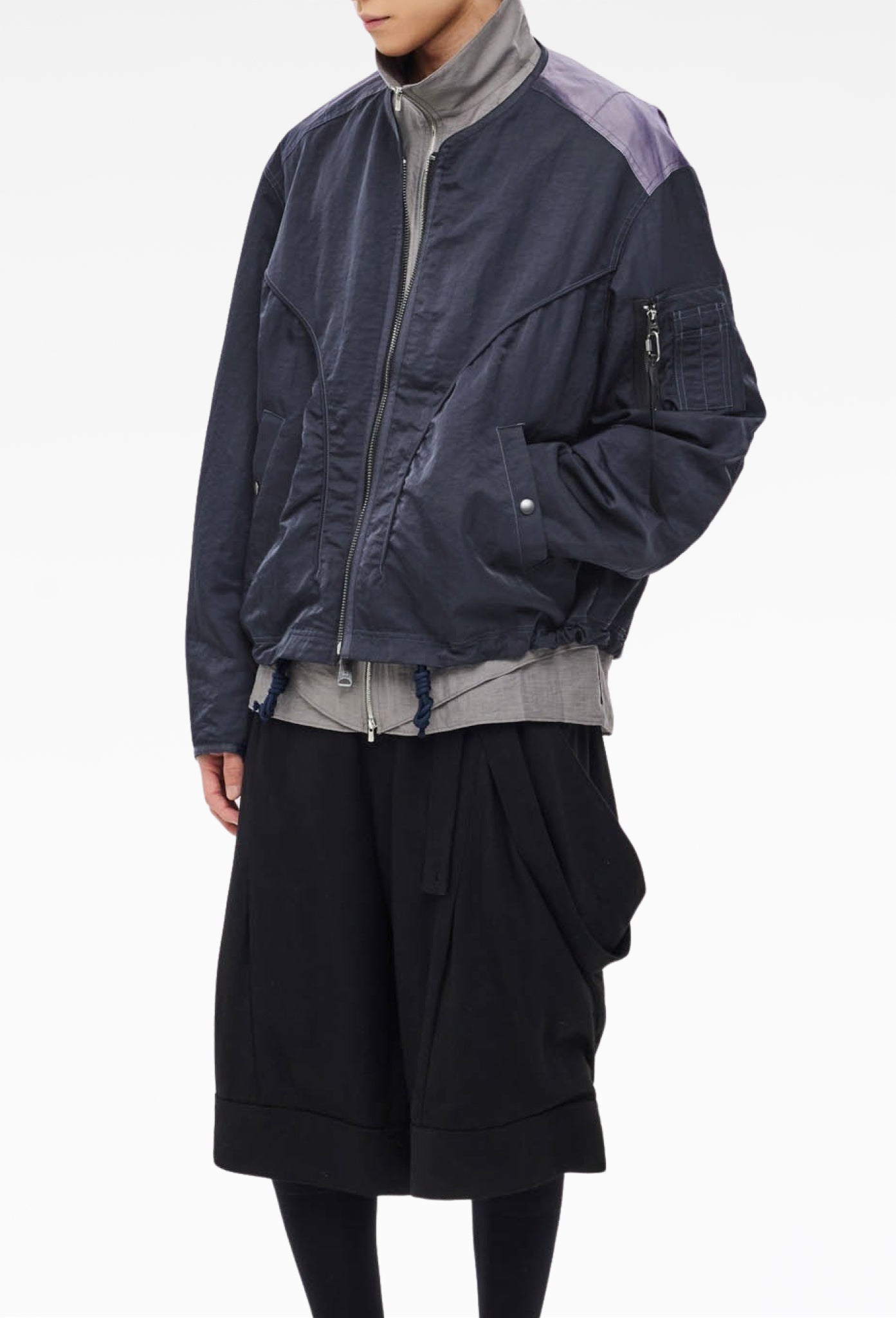 Navy Sun-Bleached Liner Jacket (Alpha Industries)