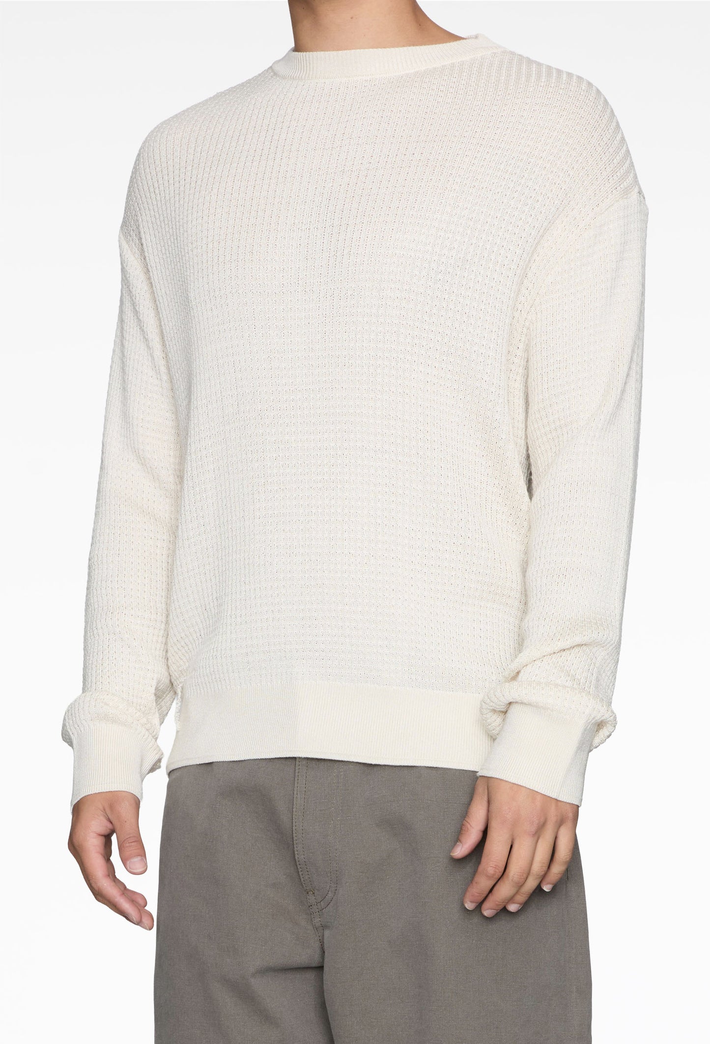 Off-White Hugh Waffle Knit Sweater
