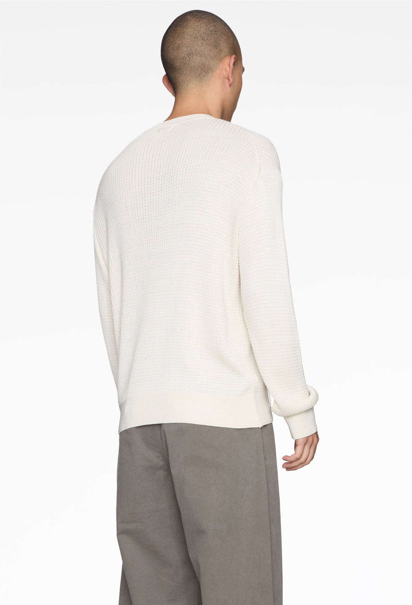 Off-White Hugh Waffle Knit Sweater
