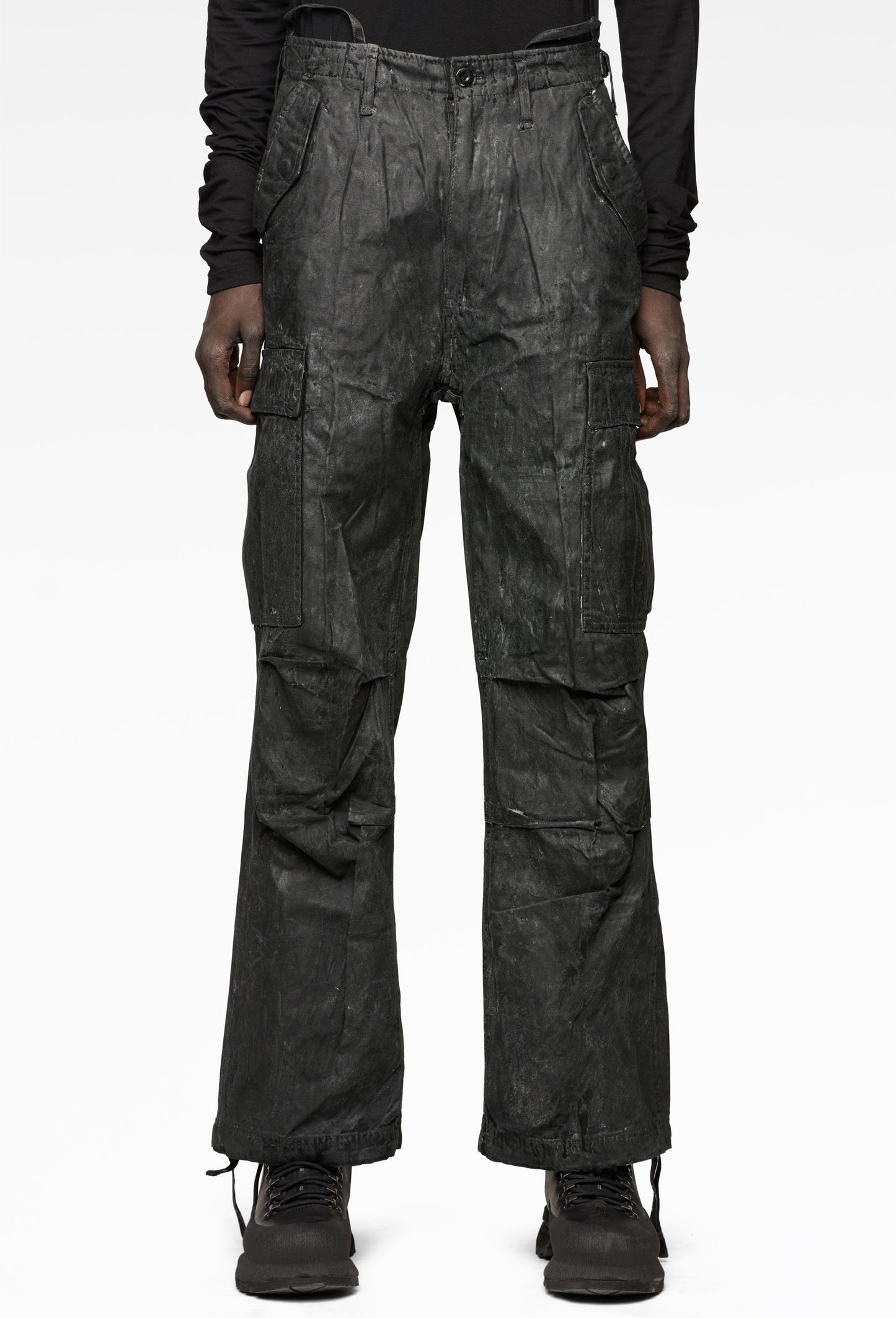 Oilskin Cargo Pants