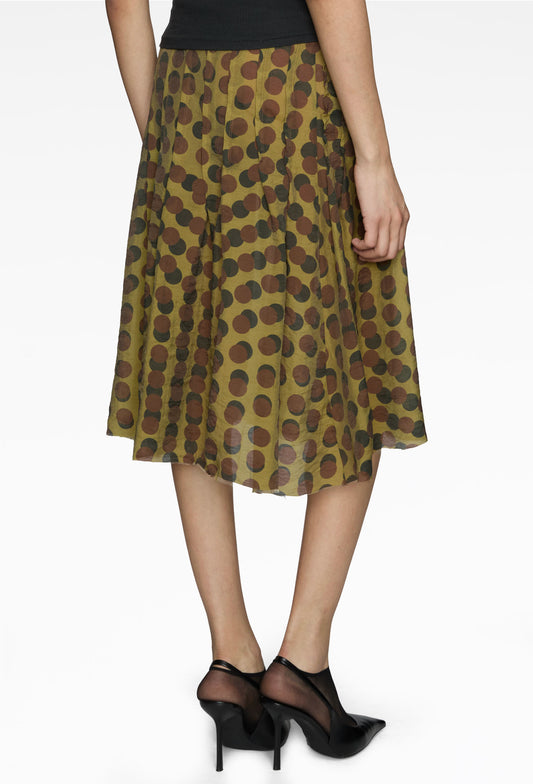 Optical Pleat Around Skirt