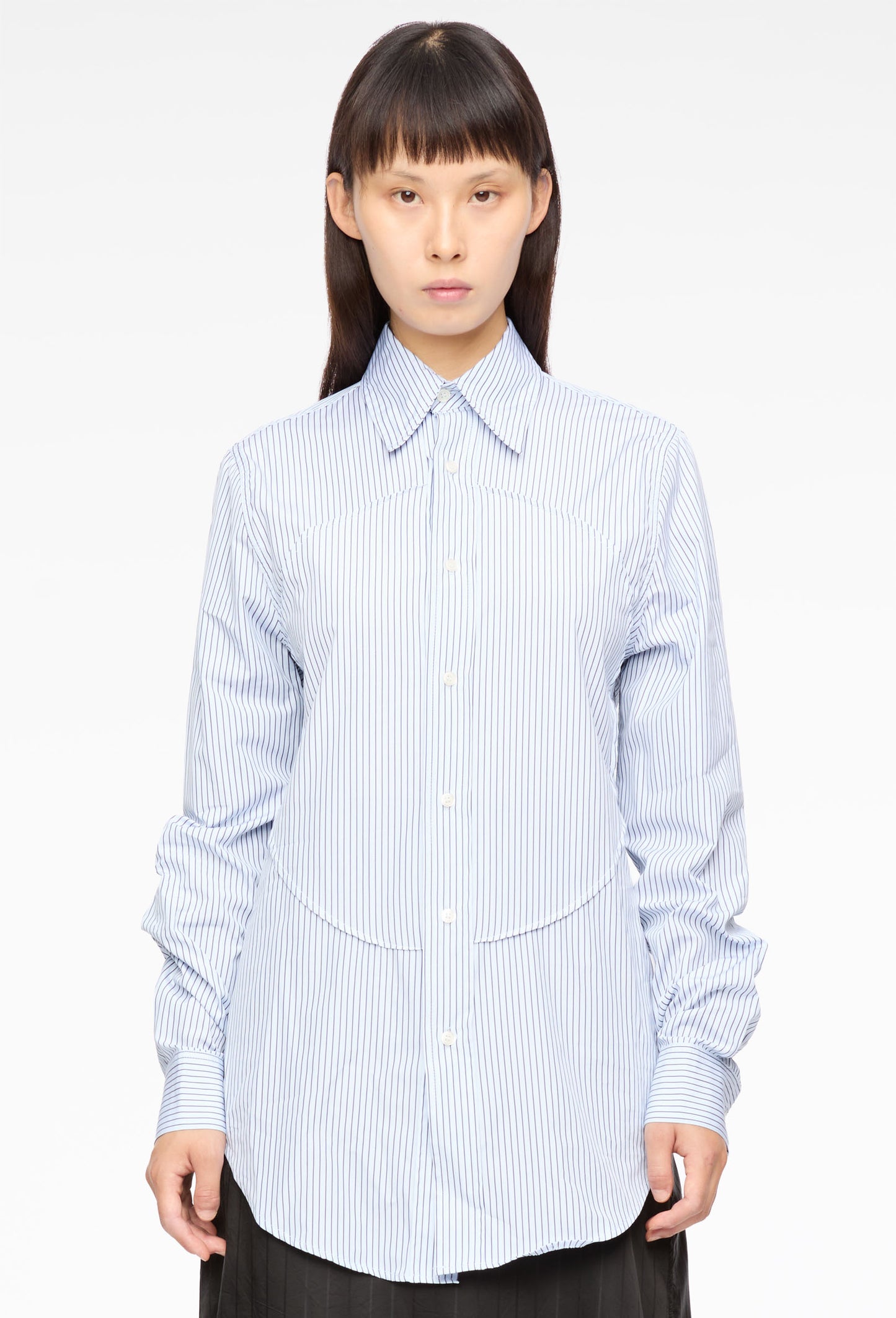 Pin-Tuck Lung Shirt