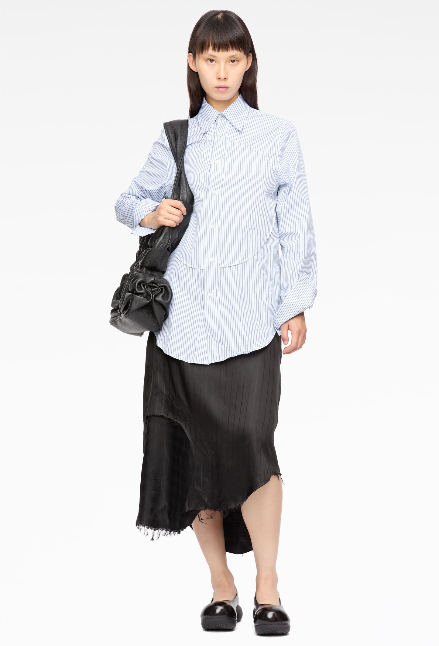 Pin-Tuck Lung Shirt