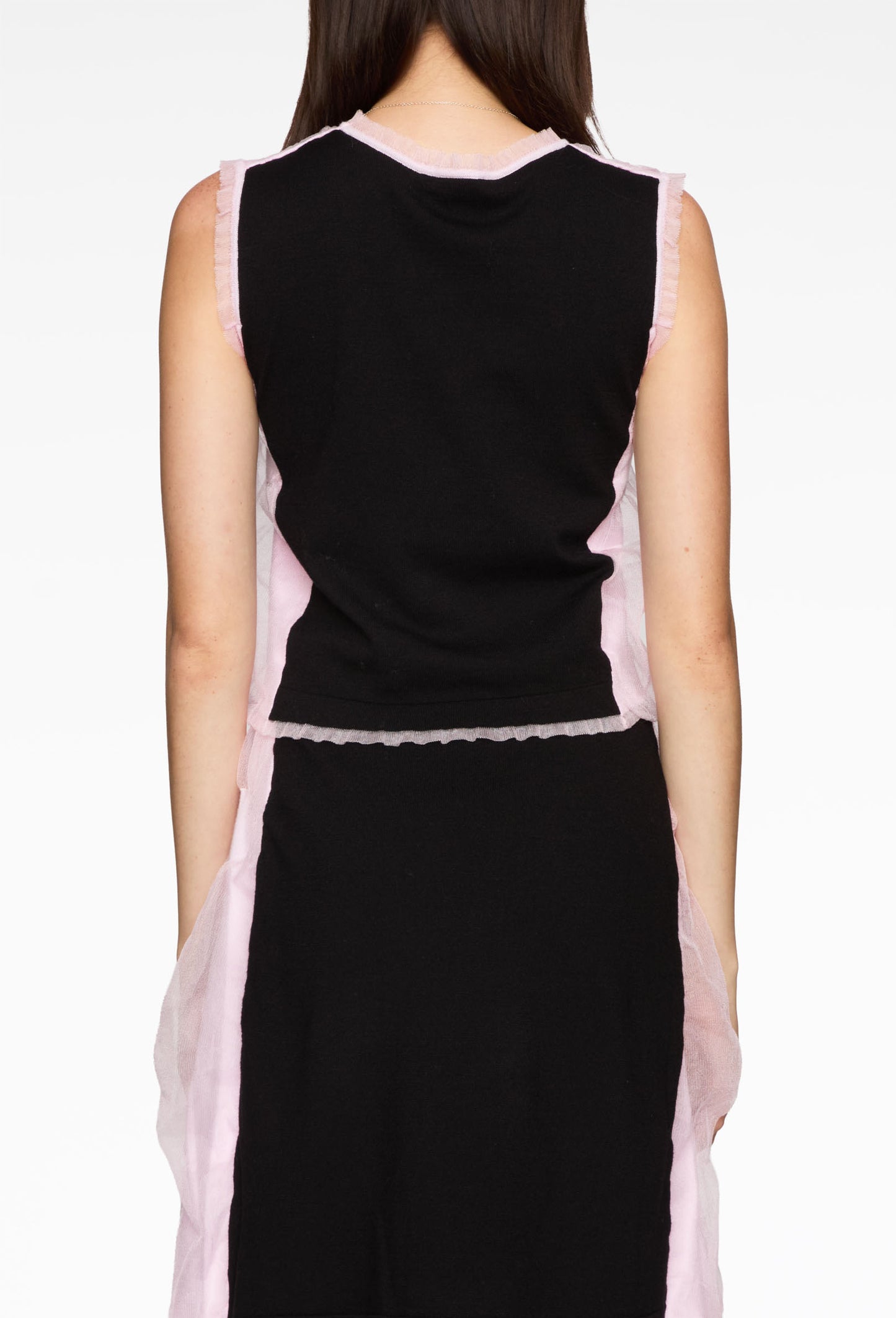 Pink Polka Dot Bubble Gum Knit Top