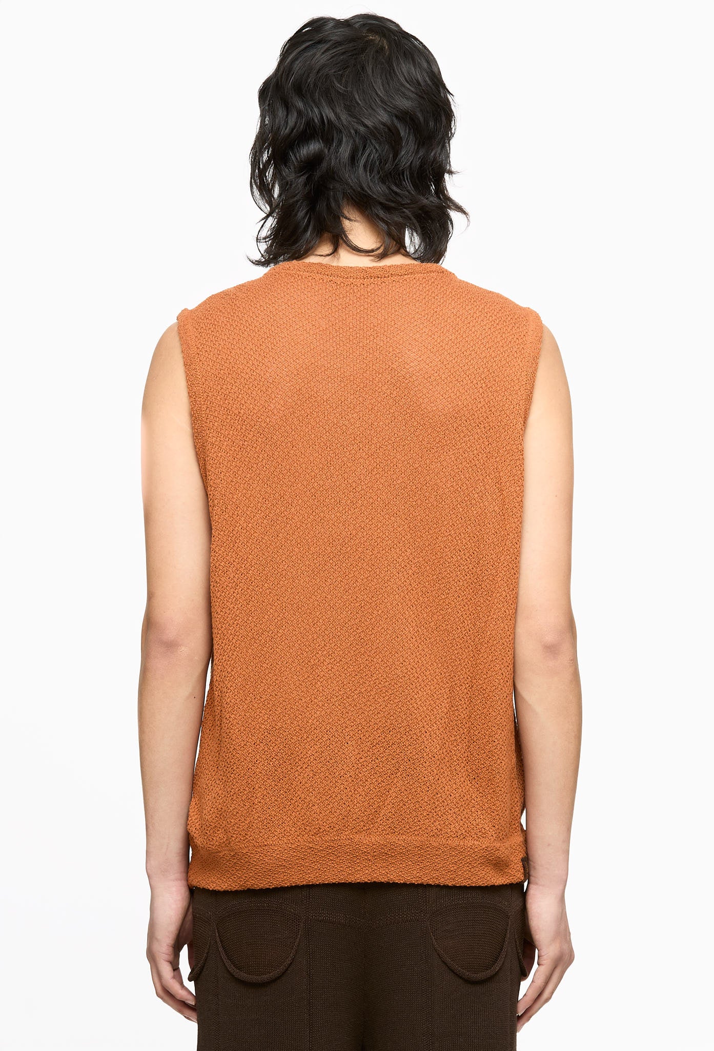 Rust Bib Sleveless T-Shirt
