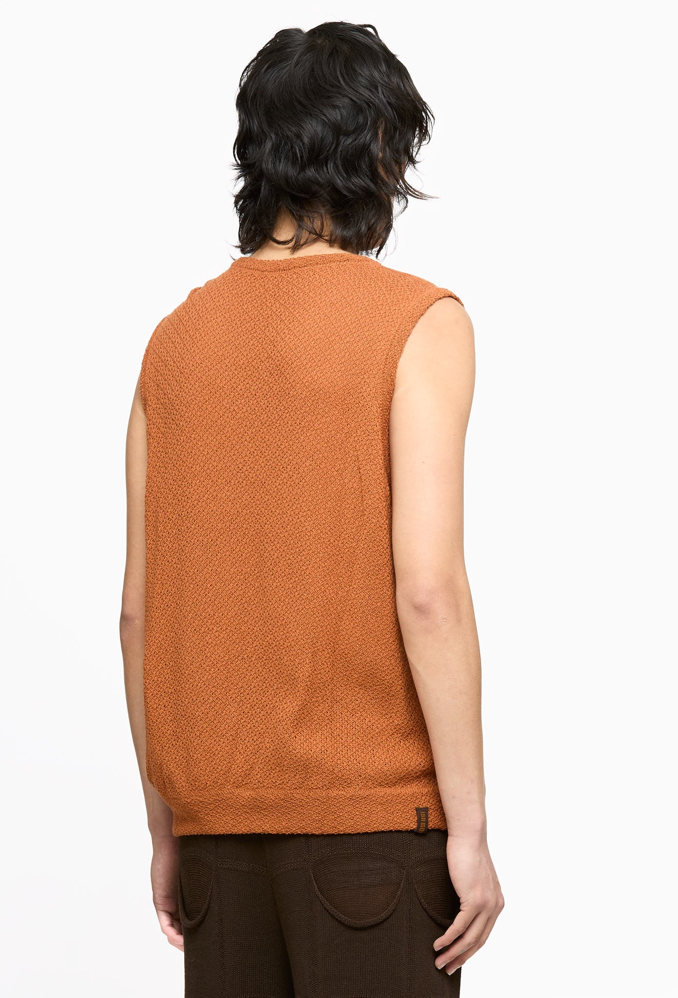 Rust Bib Sleveless T-Shirt