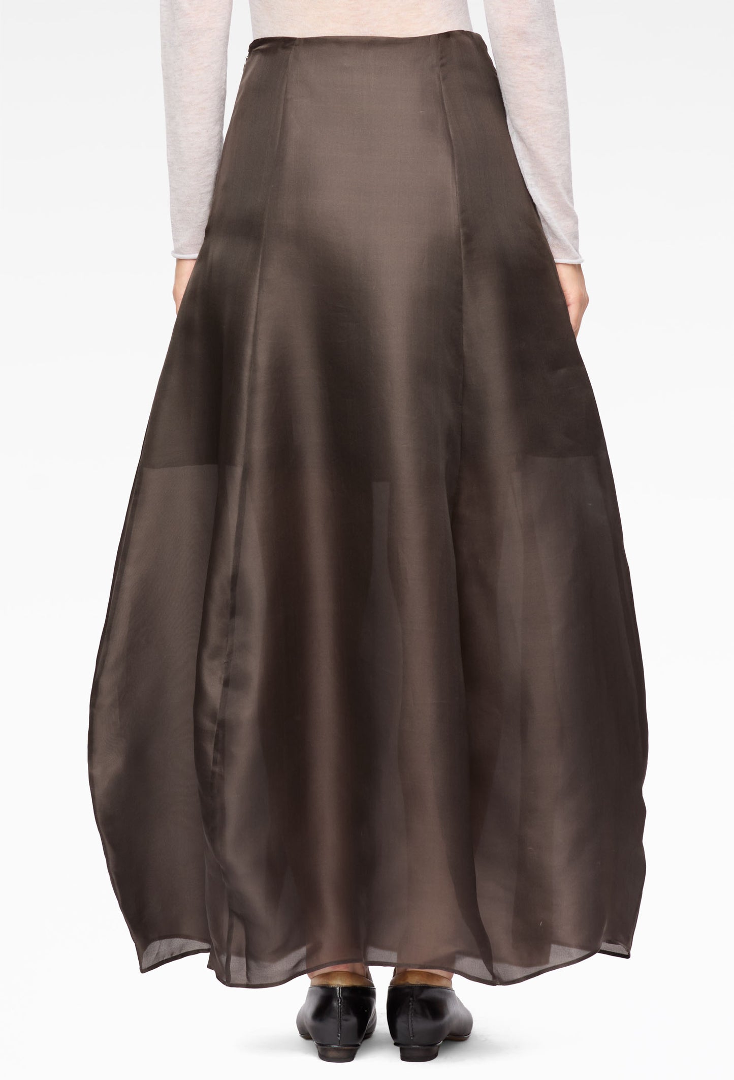 Sable Brown Cocoon Skirt