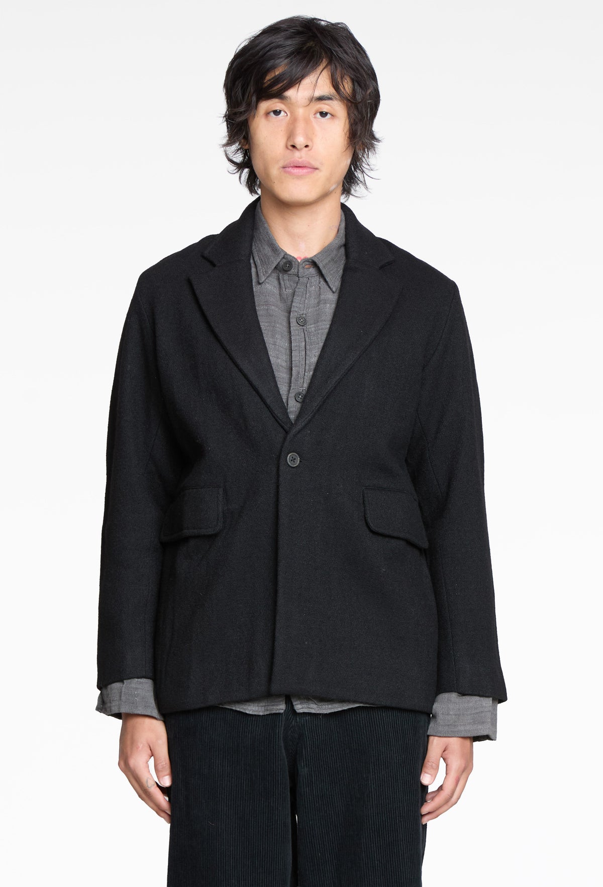 Sheep Wool Blazer Jacket