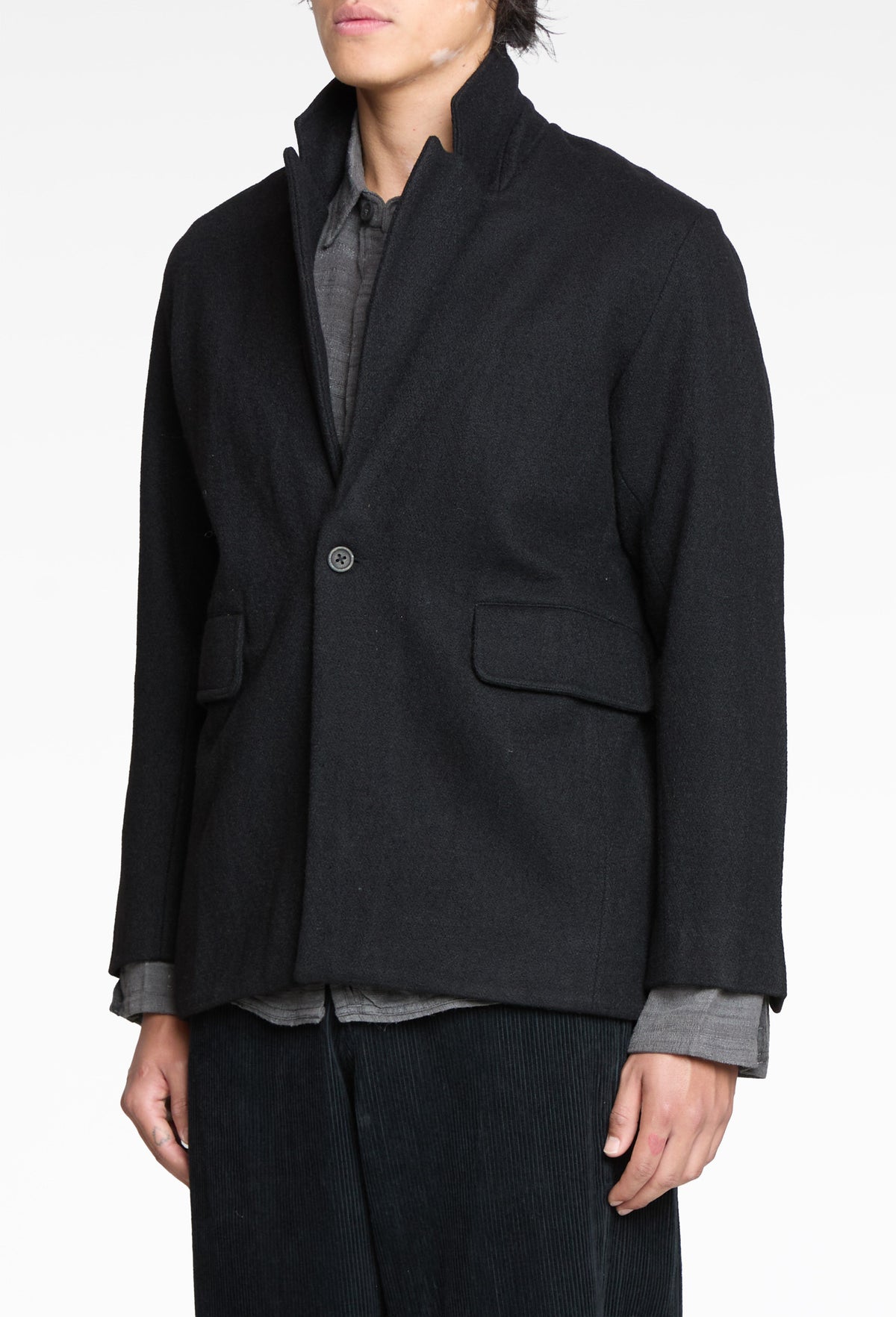 Sheep Wool Blazer Jacket