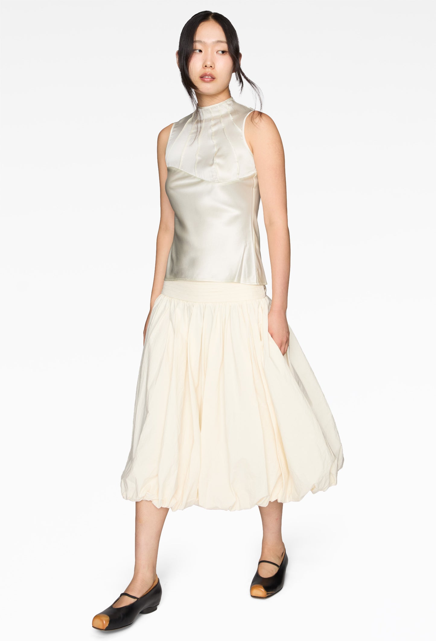 Silk Ivory Ariette Top