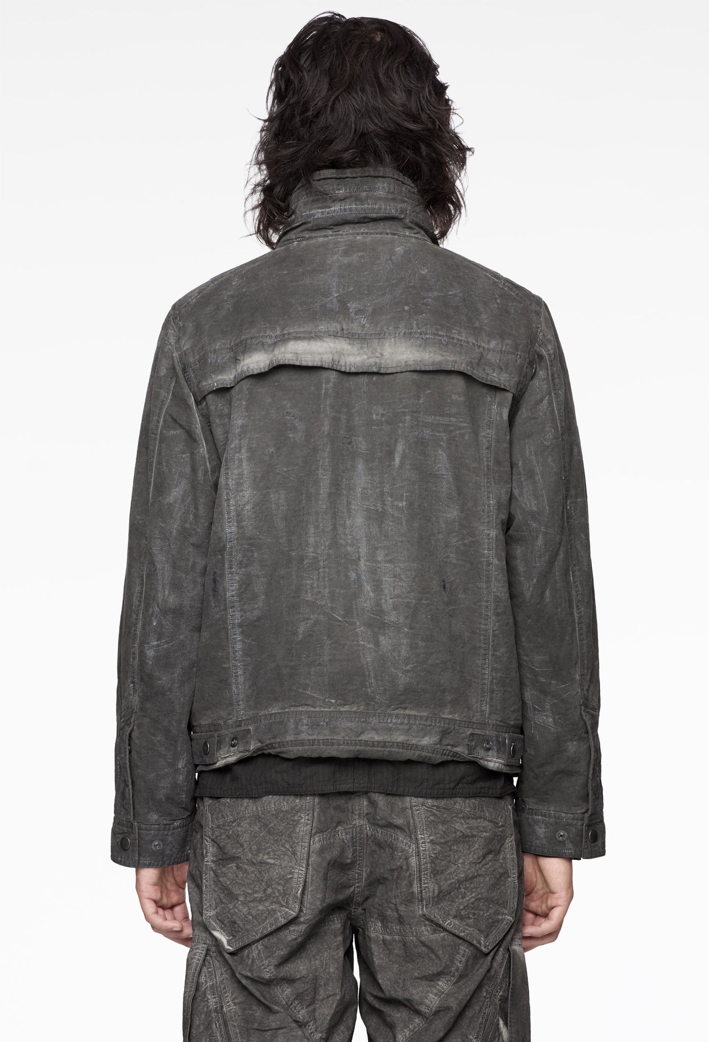 Slab Grey Highneck Jacket