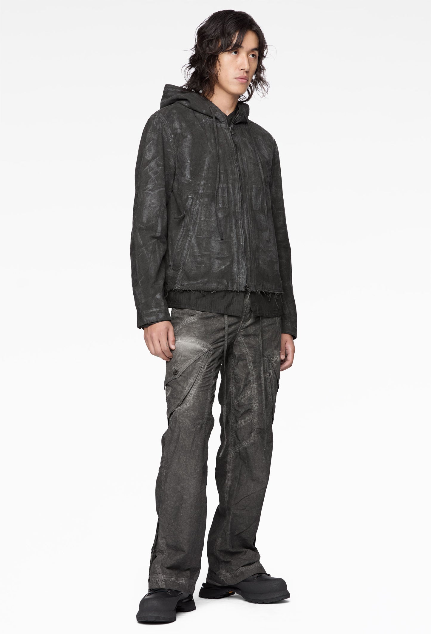 Slab Grey Hooded Jacket (FW25)