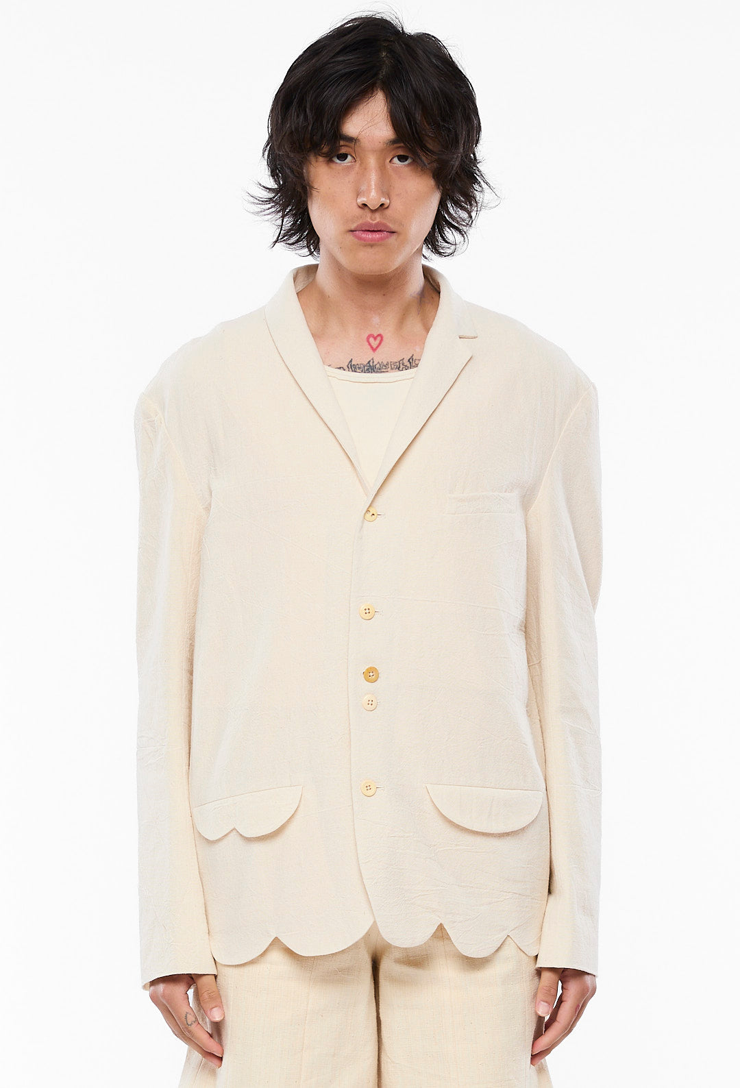 Off-White Wrong Lapel Suit Jacket