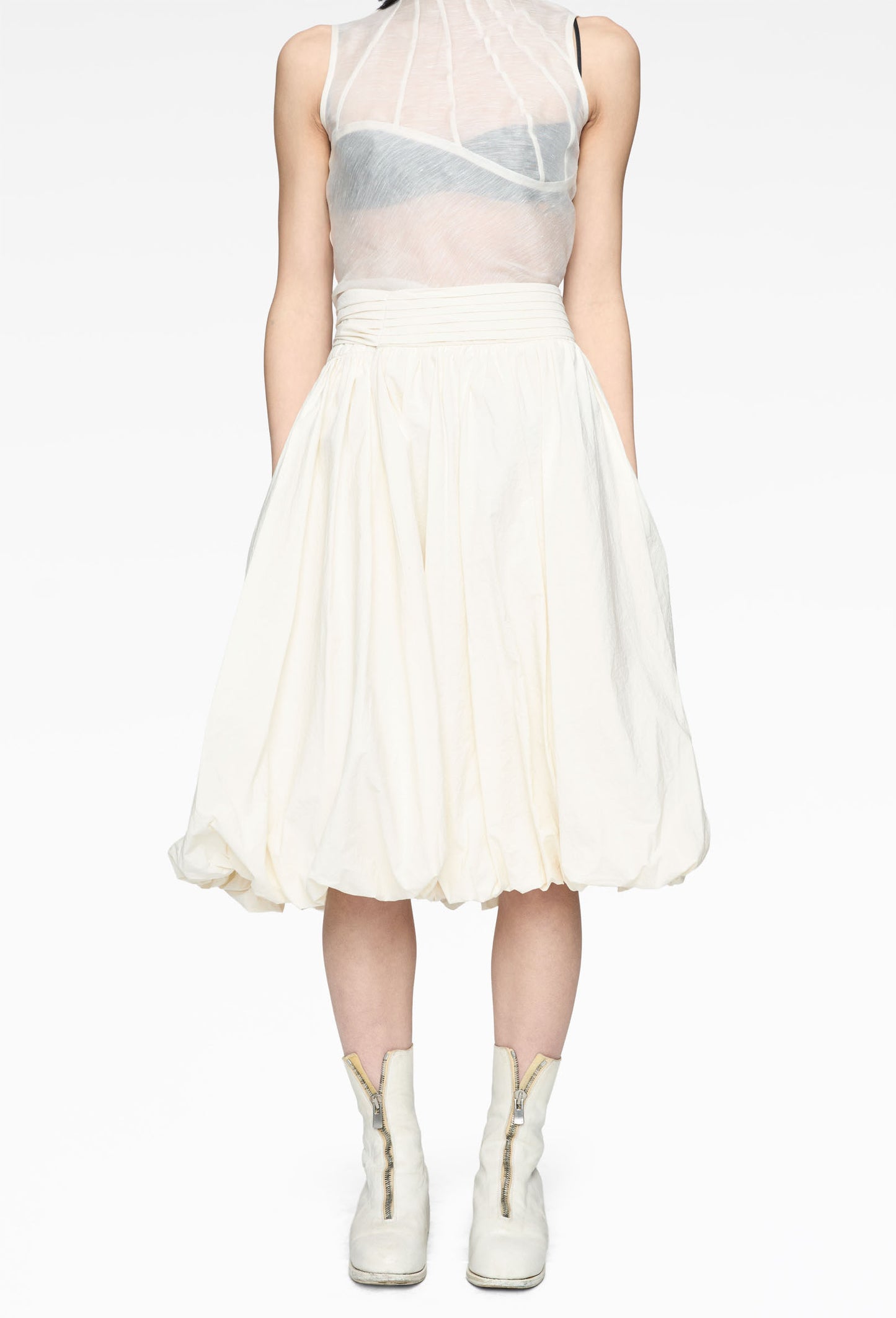 Ivory Crescendo Skirt