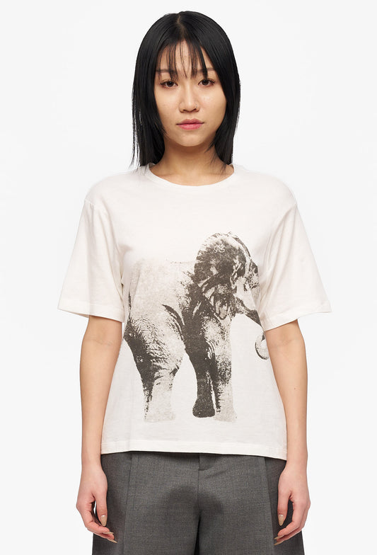 White Elephant Printed T-Shirt