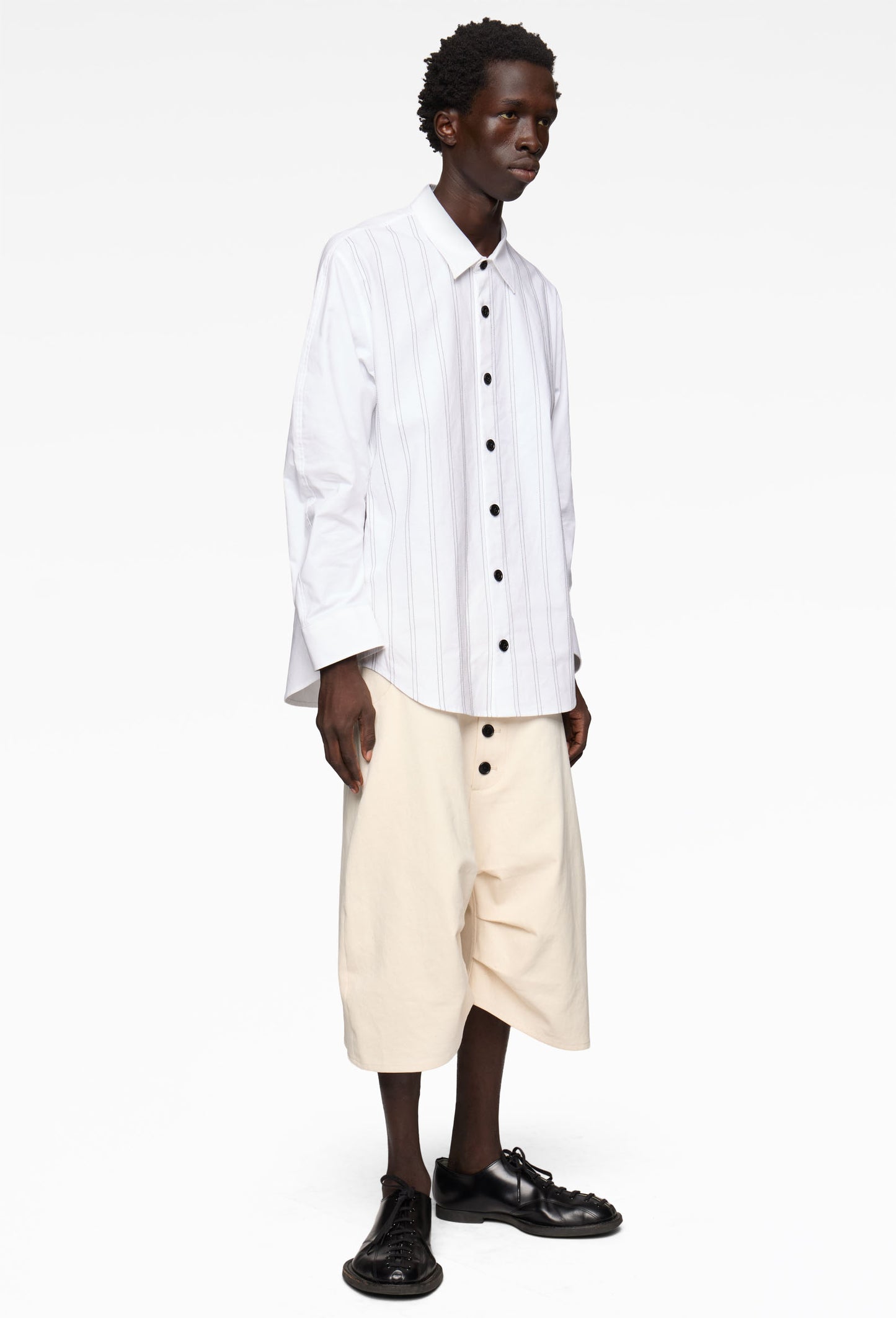 White Swung Shirt
