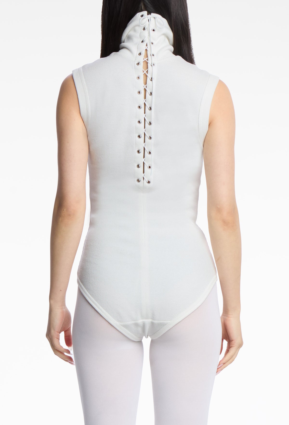 White Thermal Leotard