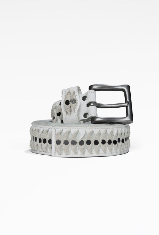 White Vertebrae Belt