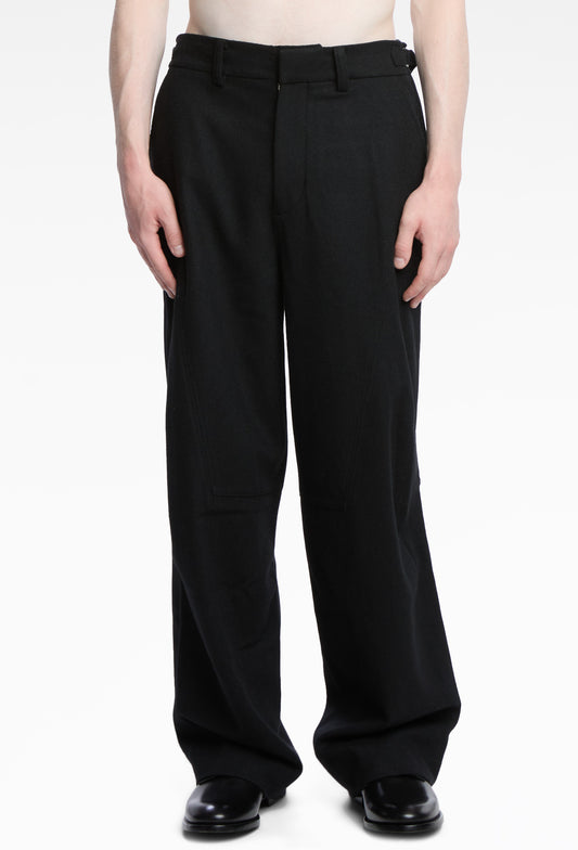 Wool Dart Trousers