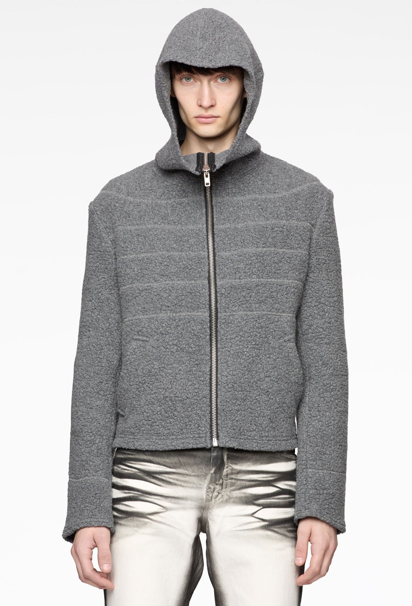 Wool Zip Hoodie