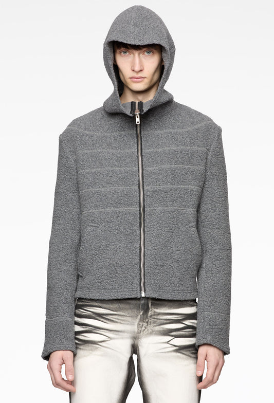 Wool Zip Hoodie