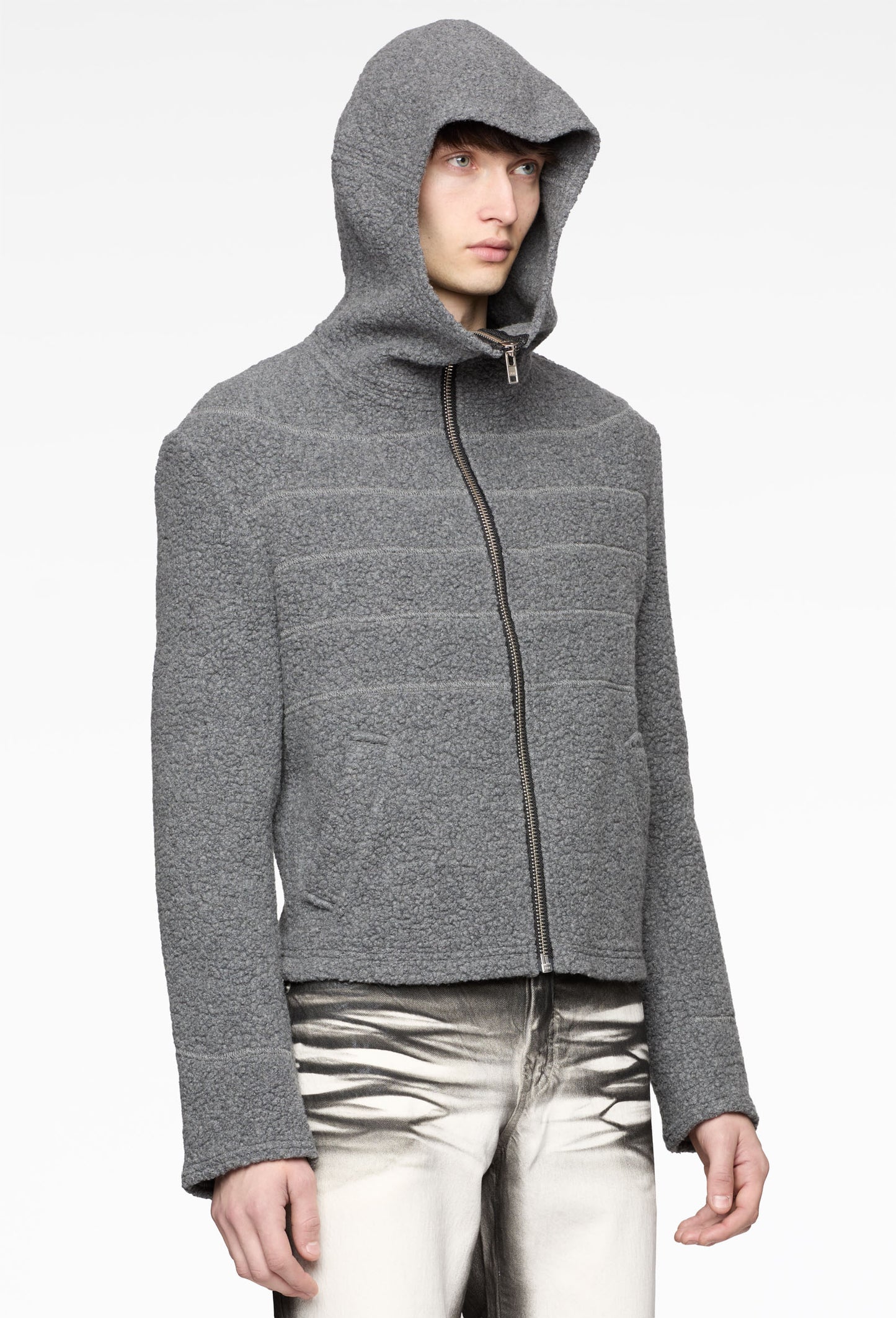 Wool Zip Hoodie