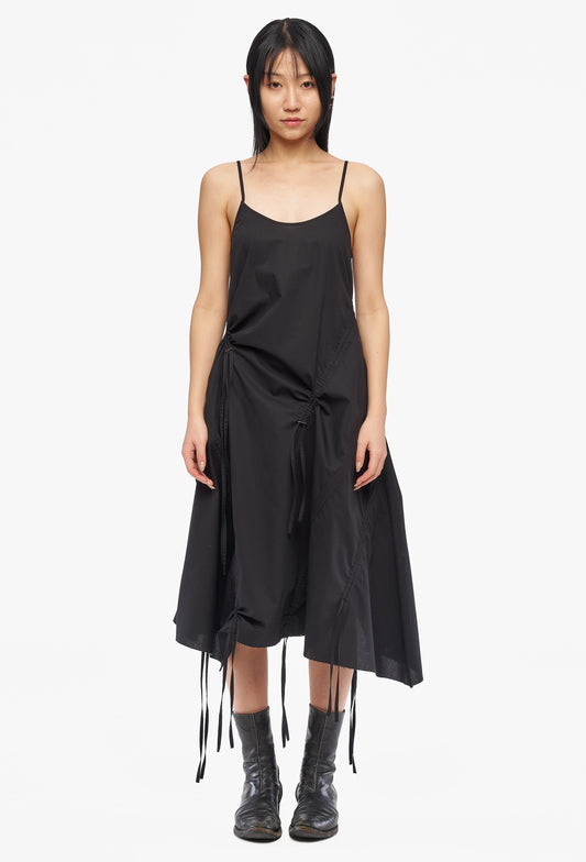 Black Drawstring Dress